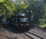 DDRV's RP-1 passes by WASS MP 78 with one tank car heading west